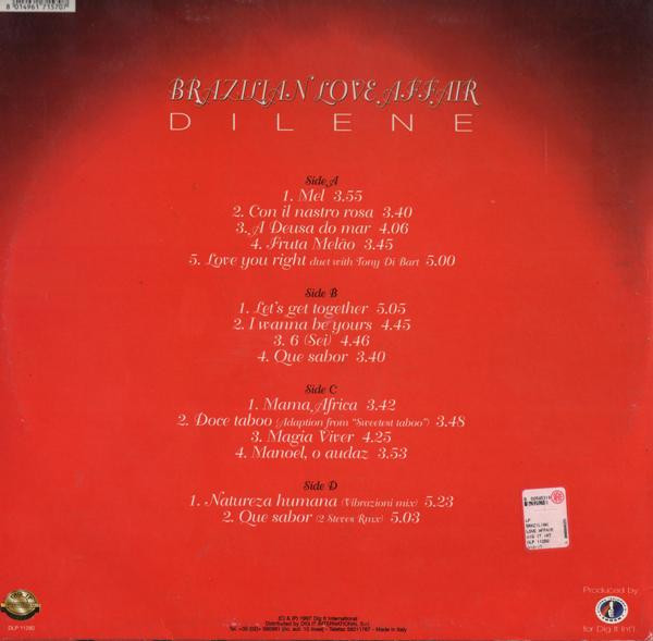 Dilene Ferraz - Brazilian Love Affair | Dig It International (DLP 11280) - 2