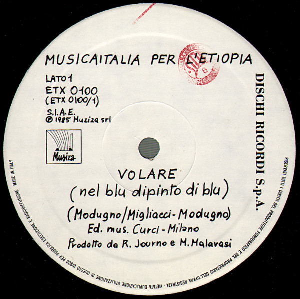 Musicaitalia Per L'Etiopia - Volare | Musiza (ETX 0100) Musicaitalia Per L'Etiopia - Volare | Musiza (ETX 0100)