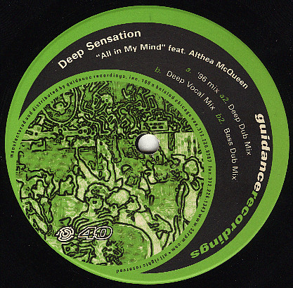 Deep Sensation Feat. Althea McQueen - All In My Mind | Guidance Recordings (GDR 040)