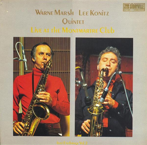 Warne Marsh Lee Konitz Quintet - Live At The Montmartre Club - Jazz Exchange Vol. 2 | Storyville (SLP 1020) - main