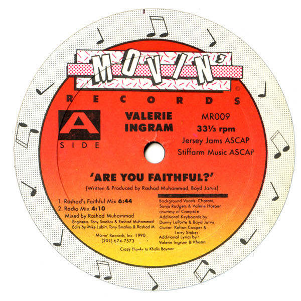 Valerie Ingram - Are You Faithful? | Movin' Records (MR009) - main