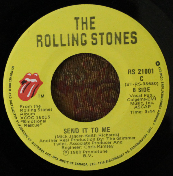 The Rolling Stones - She's So Cold | Rolling Stones Records (RS 21001)