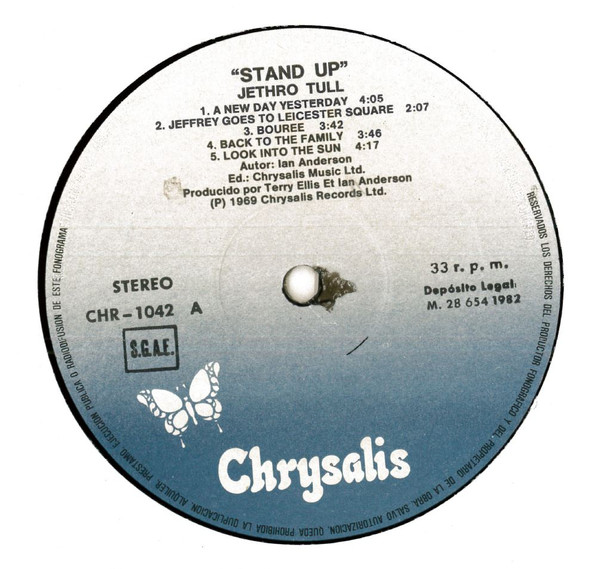 Jethro Tull - Stand Up | Chrysalis (CHR-1042) - 4