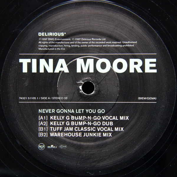 Tina Moore - Never Gonna Let You Go | Delirious (74321 51105 1) - 3 Tina Moore - Never Gonna Let You Go | Delirious (74321 51105 1) - 3