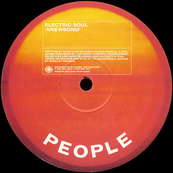 Electric Soul - Anewsong / Here Come One | People (PEOPLE 005) Electric Soul - Anewsong / Here Come One | People (PEOPLE 005)