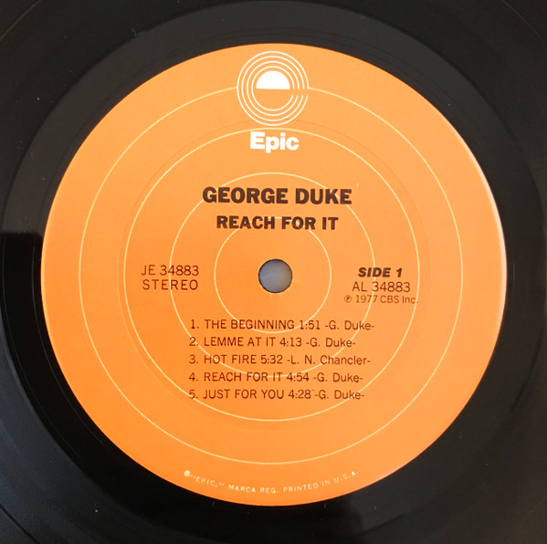George Duke - Reach For It | Epic (JE 34883) - 3