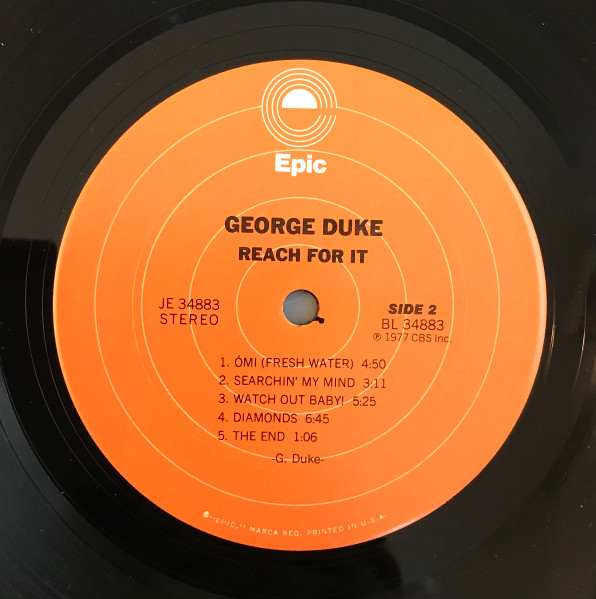 George Duke - Reach For It | Epic (JE 34883) - 4