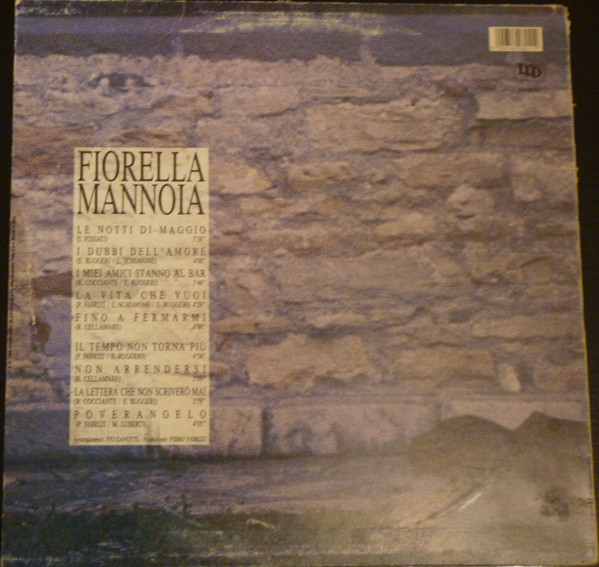Fiorella Mannoia - Canzoni Per Parlare | DDD (DDD 460801 1)
