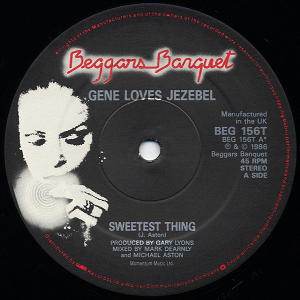 Gene Loves Jezebel - Sweetest Thing | Beggars Banquet (BEG 156T) - 3