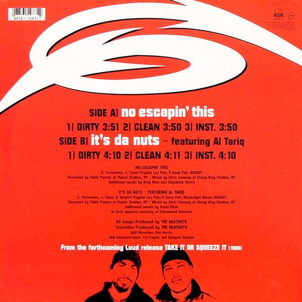 The Beatnuts - No Escapin' This | Loud Records (LOUD 1983-1) - 2