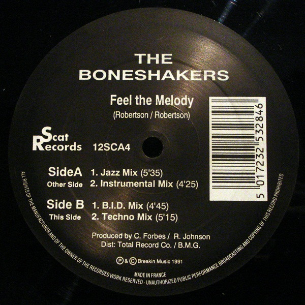 The Boneshakers - Feel The Melody | Scat Records (12SCA4)