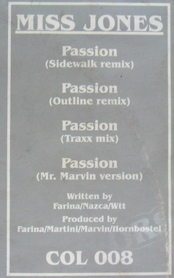Miss Jones - Passion | Colors (COL 008) - 2