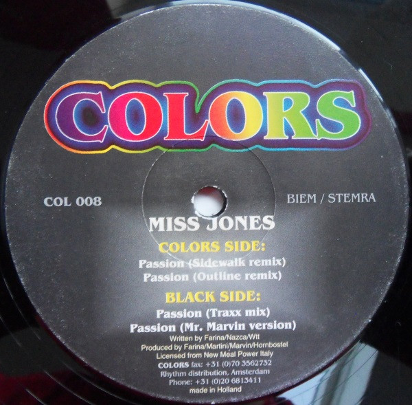 Miss Jones - Passion | Colors (COL 008) - 4