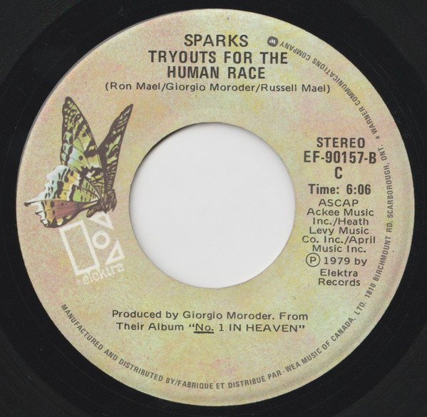 Sparks - Beat The Clock (7") [Vinyl] | Elektra (EF-90157) - 2