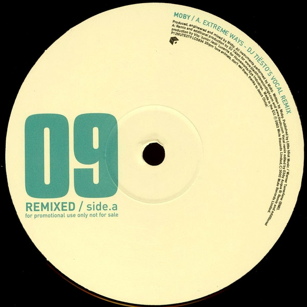 Moby - Extreme Ways | Mute (P12 MUTE 270) - 4