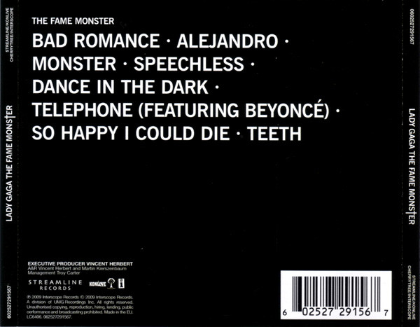 Lady Gaga - The Fame Monster | Streamline Records (0602527291567) Lady Gaga - The Fame Monster | Streamline Records (0602527291567)