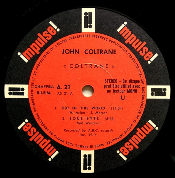 The John Coltrane Quartet - Coltrane | Impulse! (A-21) - 4