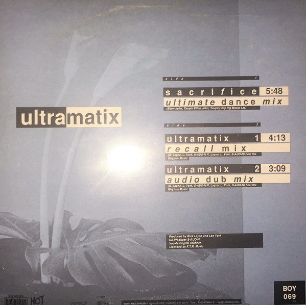 Ultramatix - Sacrifice (Dance Mix) | Boy Records (BOY-069) - 2