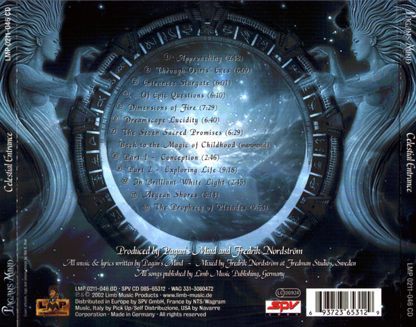Pagan's Mind - Celestial Entrance CD | LMP (LMP 0211-046 CD) - 2