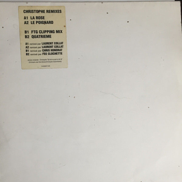 Christophe - Remixes | Not On Label (SAMPMS 4211)