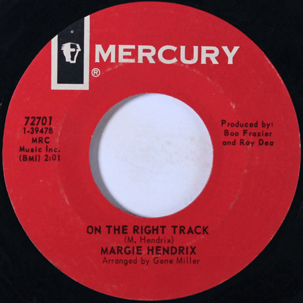 Margie Hendrix - Restless | Mercury (72701) - 2