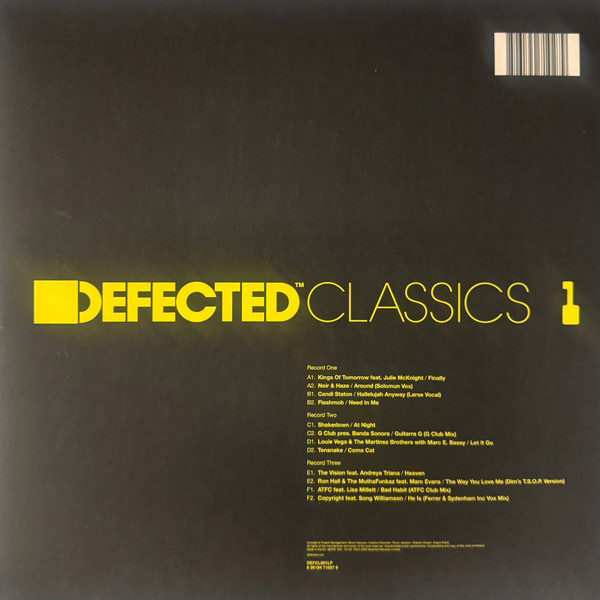 Various - Defected Classics 1 | Defected (DEFCL001LP) - 2