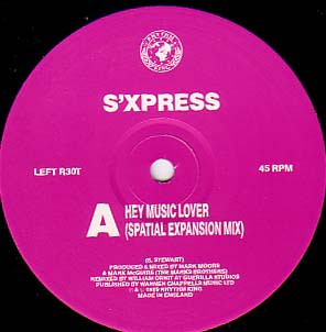 S'Express - Hey Music Lover (Spatial Expansion Mix) | Rhythm King (LEFT R30T) - 3