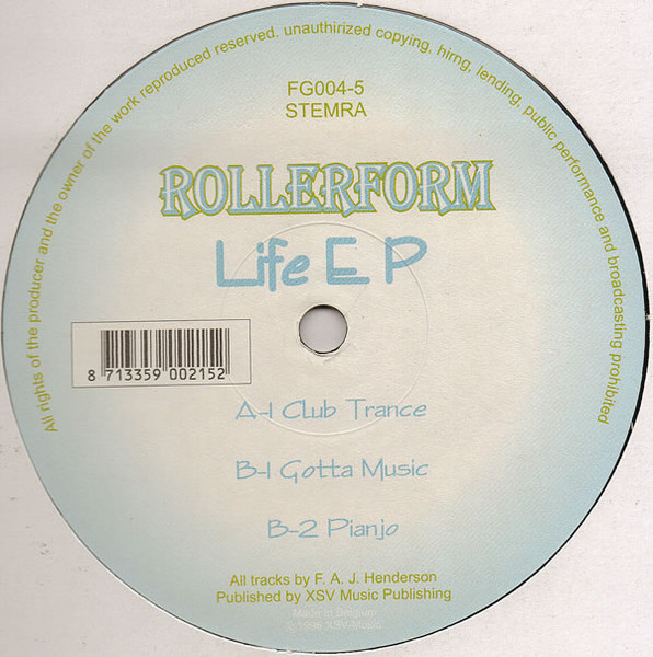 Rollerform - Life EP | Flower Grooves (FG004-5)