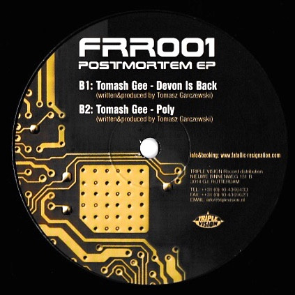 Various - Postmortem EP | Fatallic Resignation Records (FRR001) - 2