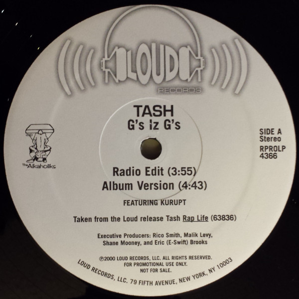 Tash - G's Iz G's (Remix) | Loud Records (RPROLP 4366) Tash - G's Iz G's (Remix) | Loud Records (RPROLP 4366)