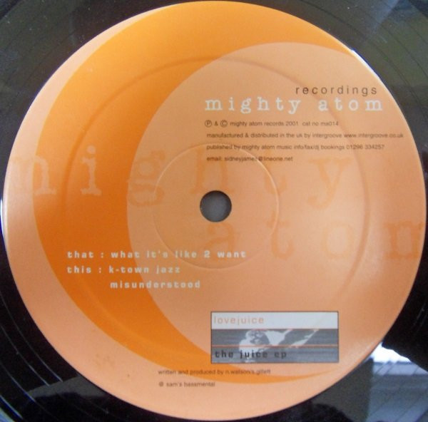 Lovejuice - The Juice EP | Mighty Atom Recordings (ma014) - main