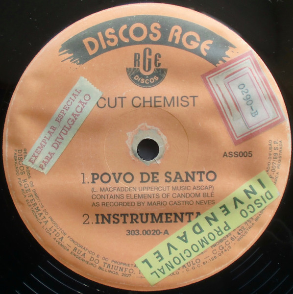 Cut Chemist - Adidas To Addis | A Stable Sound (ASS 005) - 3