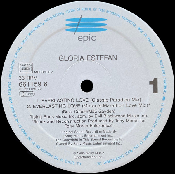 Gloria Estefan - Everlasting Love | Epic (661159 6)