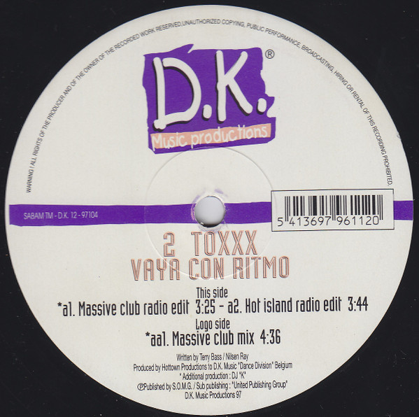 2 Toxxx - Vaya Con Ritmo | D.K. Music Productions (DK 12-97104) - 2