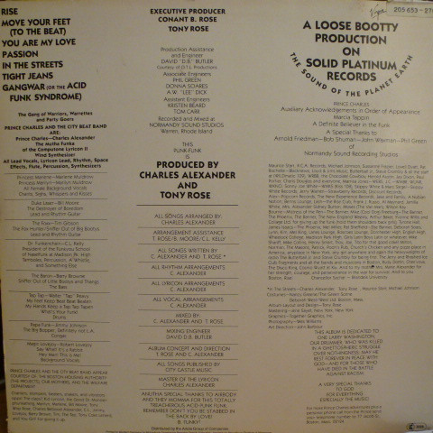 Prince Charles And The City Beat Band - Gang War | Virgin (205 653) - 2