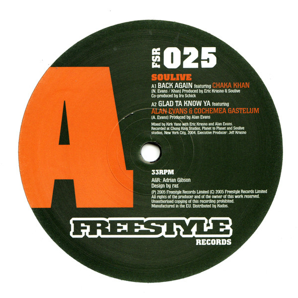 Soulive - Back Again | Freestyle Records (FSR 025)