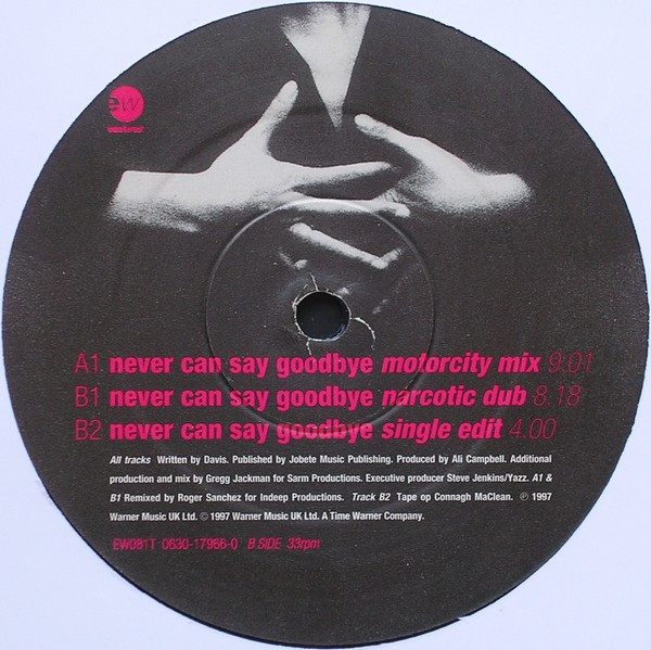 Yazz - Never Can Say Goodbye | EastWest (EW081T) - main
