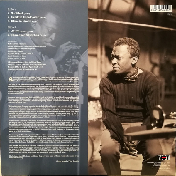 Miles Davis - Kind Of Blue | Not Now Music (NOTLP120) - 2 Miles Davis - Kind Of Blue | Not Now Music (NOTLP120) - 2