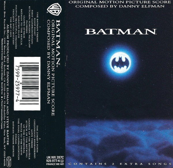 Danny Elfman - Batman (Original Motion Picture Score) | Warner Bros. Records (WX287C)