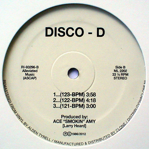 Disco-D - Dance Tracs | Alleviated Records (ML 2202) - main Disco-D - Dance Tracs | Alleviated Records (ML 2202) - main