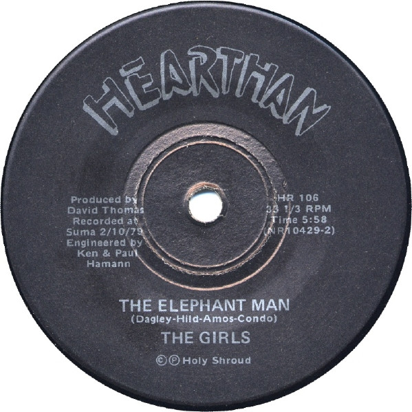The Girls - Jeffrey I Hear You / The Elephant Man | Hearthan (HR 106) - 4