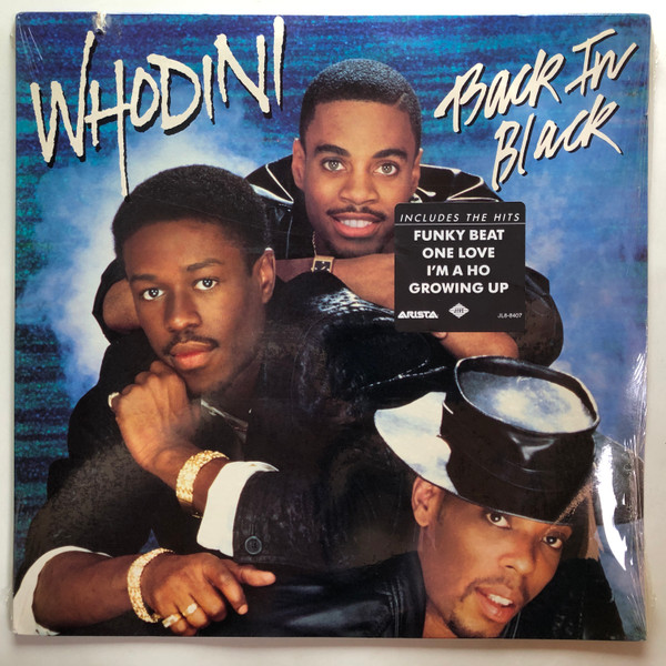 Whodini - Back In Black | Jive (JL8-8407)