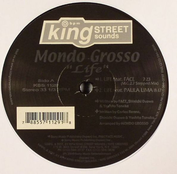 Mondo Grosso Feat. Face , Paula Lima & Bird - MG4BB / Life | BPM King Street Sounds (KSS 1129) - 3 Mondo Grosso Feat. Face , Paula Lima & Bird - MG4BB / Life | BPM King Street Sounds (KSS 1129) - 3