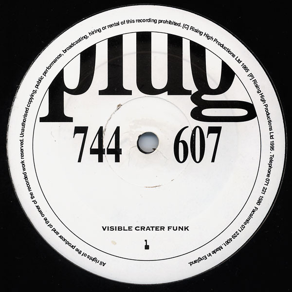 Plug - Plug 1 - Visible Crater Funk | Rising High Records (PLUG 1) - 3