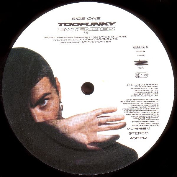 George Michael - Too Funky (12") [Vinyl] | Epic (658058 6) - 3