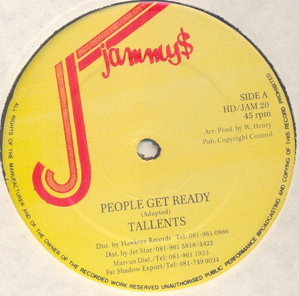 Talents / Peter Metro - People Get Ready / God Mi Love | Jammy's Records (HD/JAM 20)