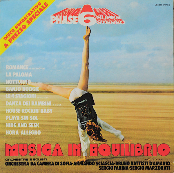 Various - Musica In Equilibrio | Vedette Records (VDS 345)