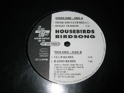 Housebirds - Birdsong | House Nation (HN 130)