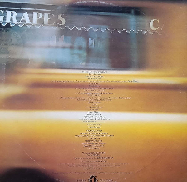 Lucio Battisti - Una Donna Per Amico | Numero Uno (ZPLN 34036) - 4