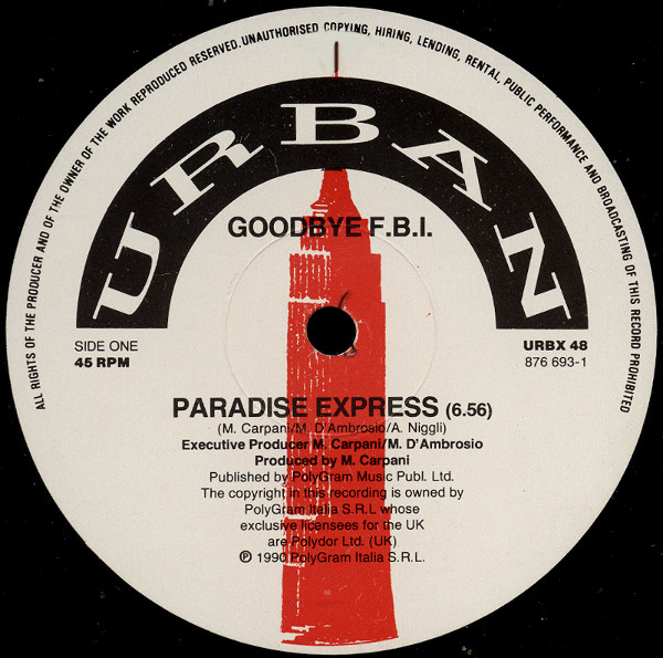 Good Bye FBI - Paradise Express | Urban (URBX 48) - 3 Good Bye FBI - Paradise Express | Urban (URBX 48) - 3